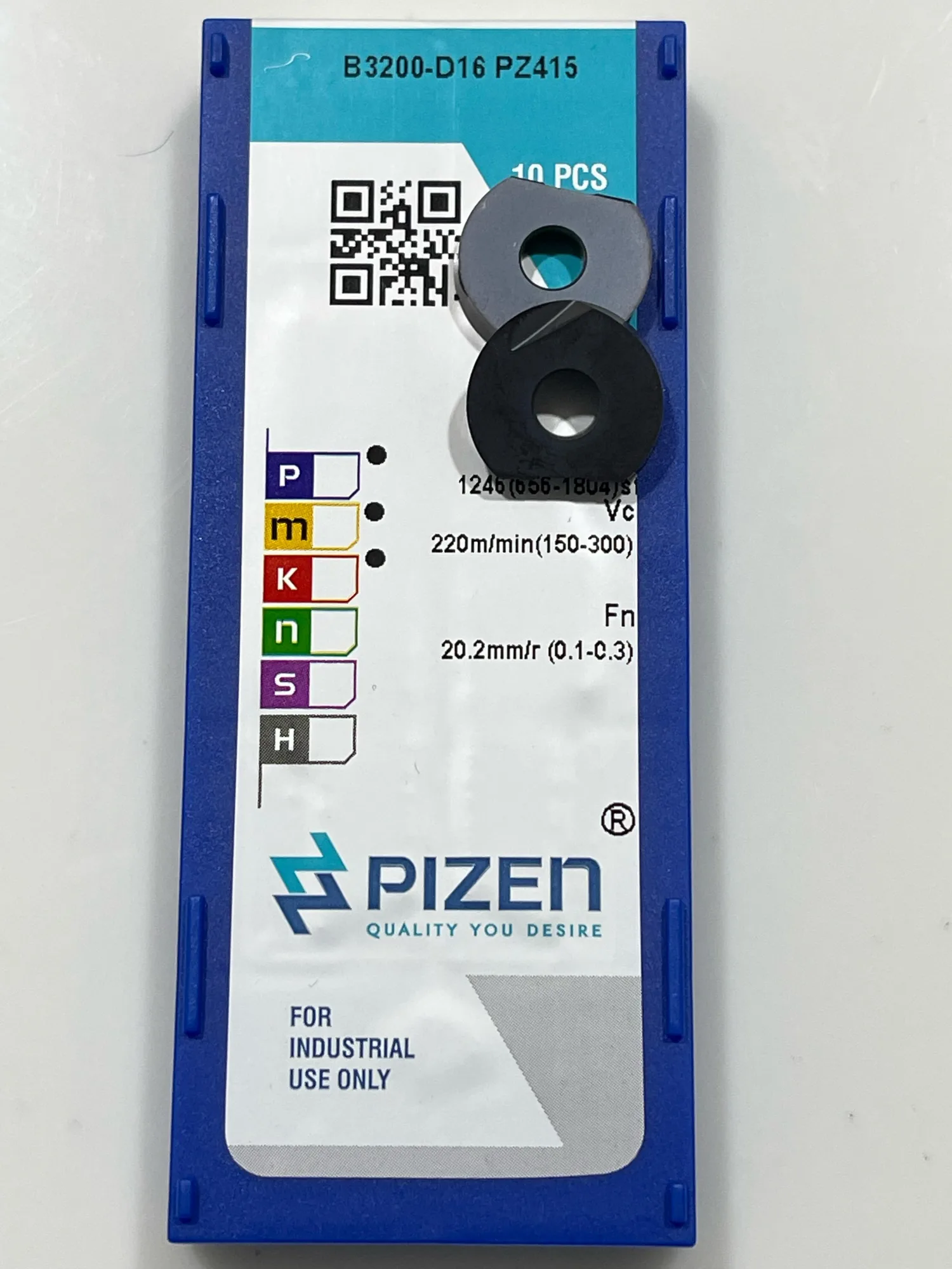 Ball Cutters & Inserts — B3200 D16 PZ415
